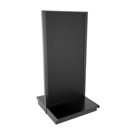 Lozier Gondola Island Display Add-On, Black 36W 78H 19D P319T-AD